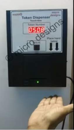 Touch Free microQ Token Dispenser Auto cutter